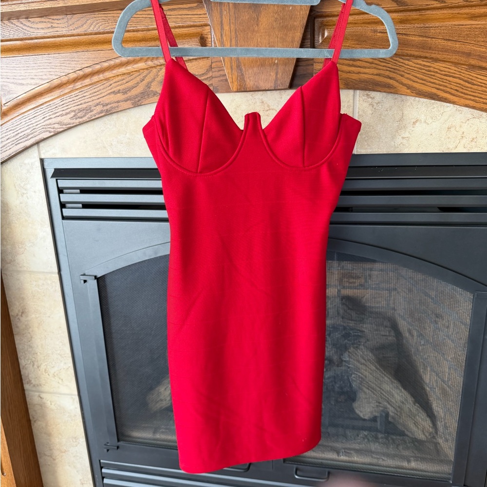 Elegant Red Women's Dress